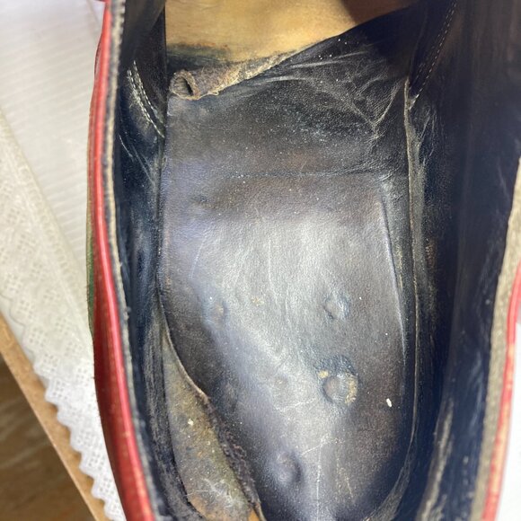 RARE 1970 iconic Kiss chunky platform 4" disco mens boots shoes sz 9 - Picture 6 of 12